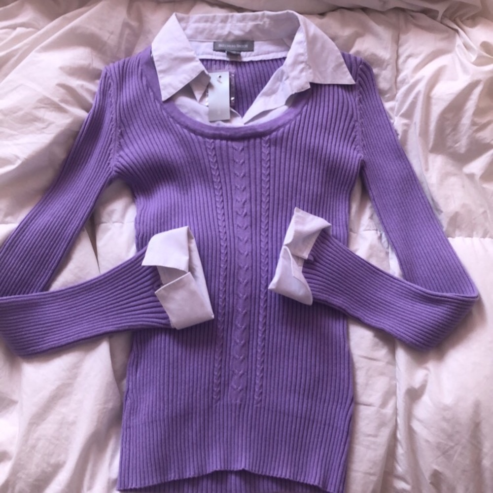 Lavender Collared Longsleeve